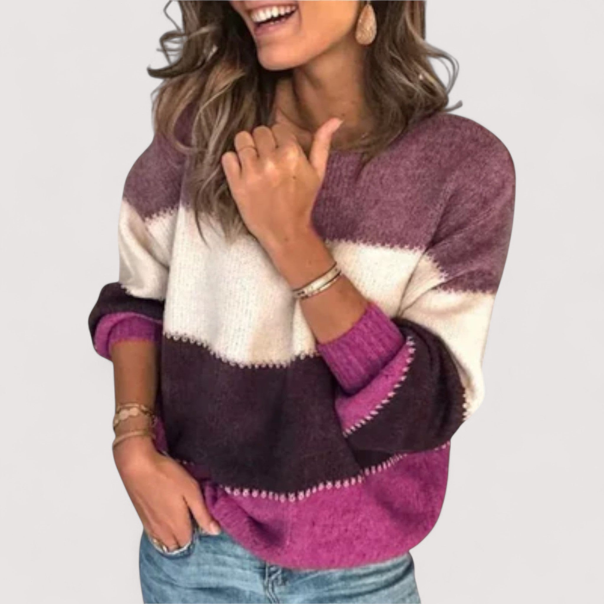Samira | Eleganter und behaglicher Pullover aus feinstem Kaschmir