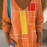 Beatrix | Farbige Eleganz: V-Ausschnitt Pullover aus feinstem Kaschmir