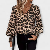 Isabella | Elegante Bluse mit luxuriösem Leopardenmuster