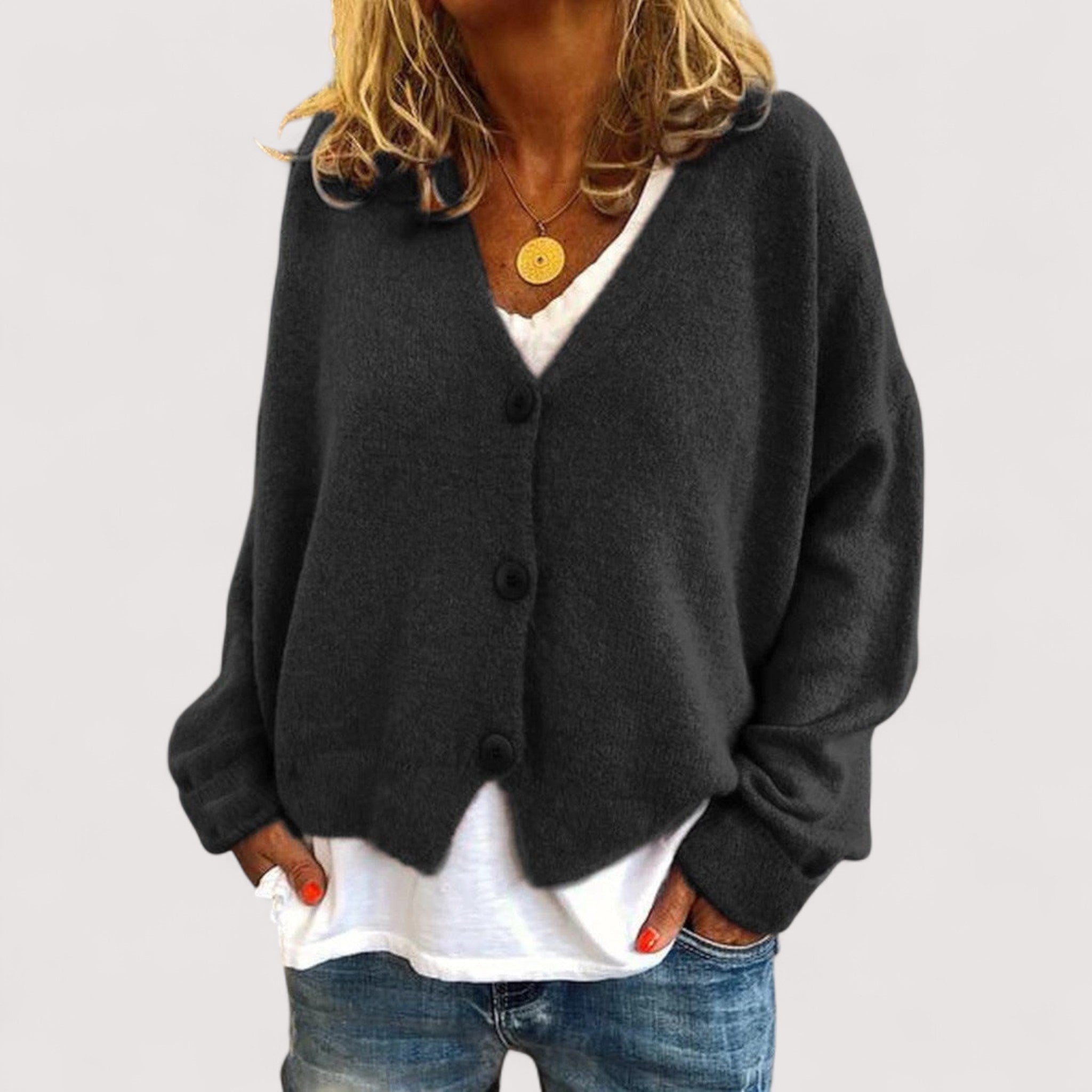 Tania | Eleganter Strickcardigan aus feinstem Cashmere