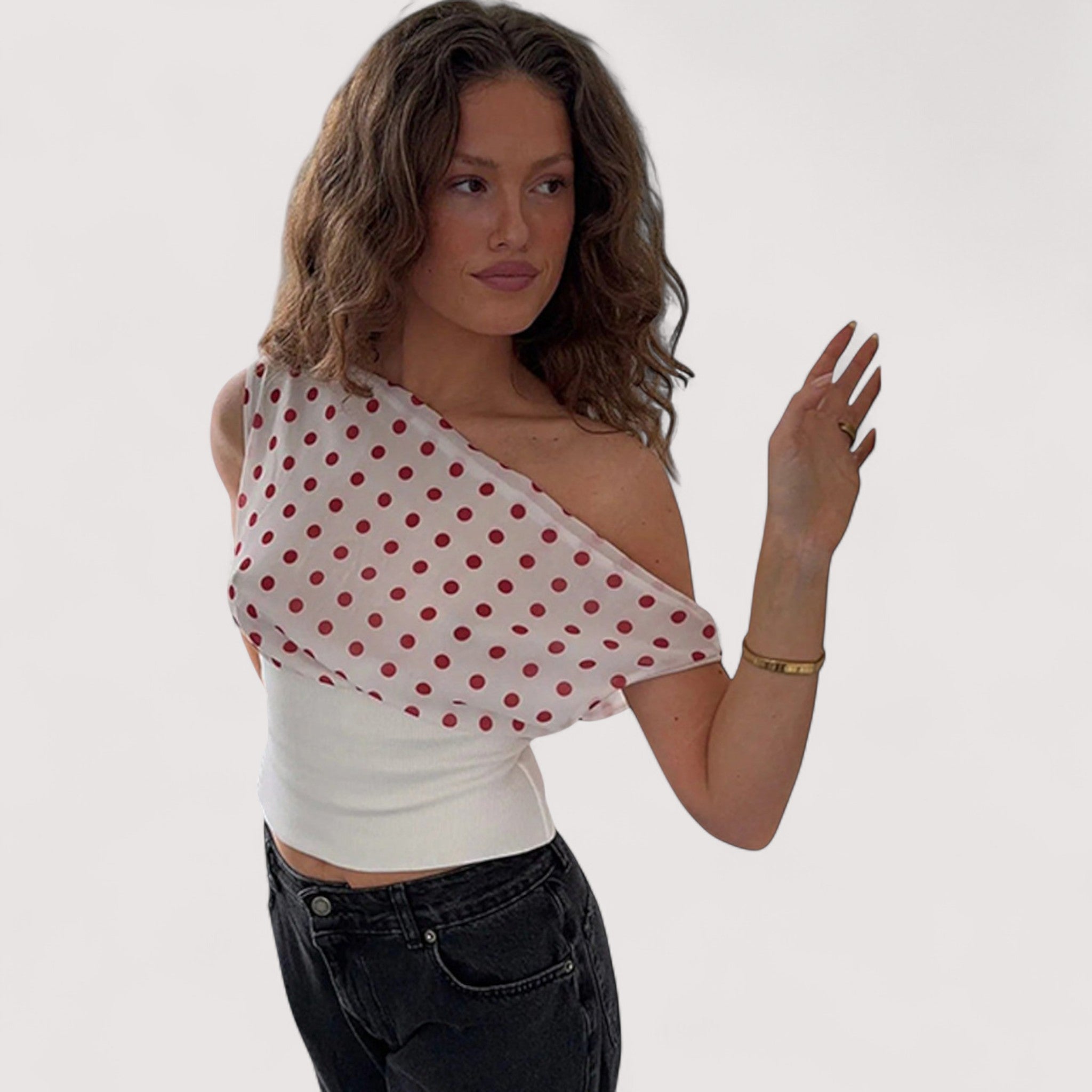 Klara | Verspieltes Chiffon-Top in zarter Eleganz