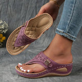 Élodie | Exquisite Keil-Zehensandalen für anspruchsvolle Damen