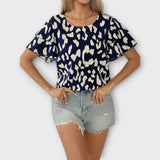 Aurélie | Elegante Bluse mit Rundhalsausschnitt für zeitlose Anmut
