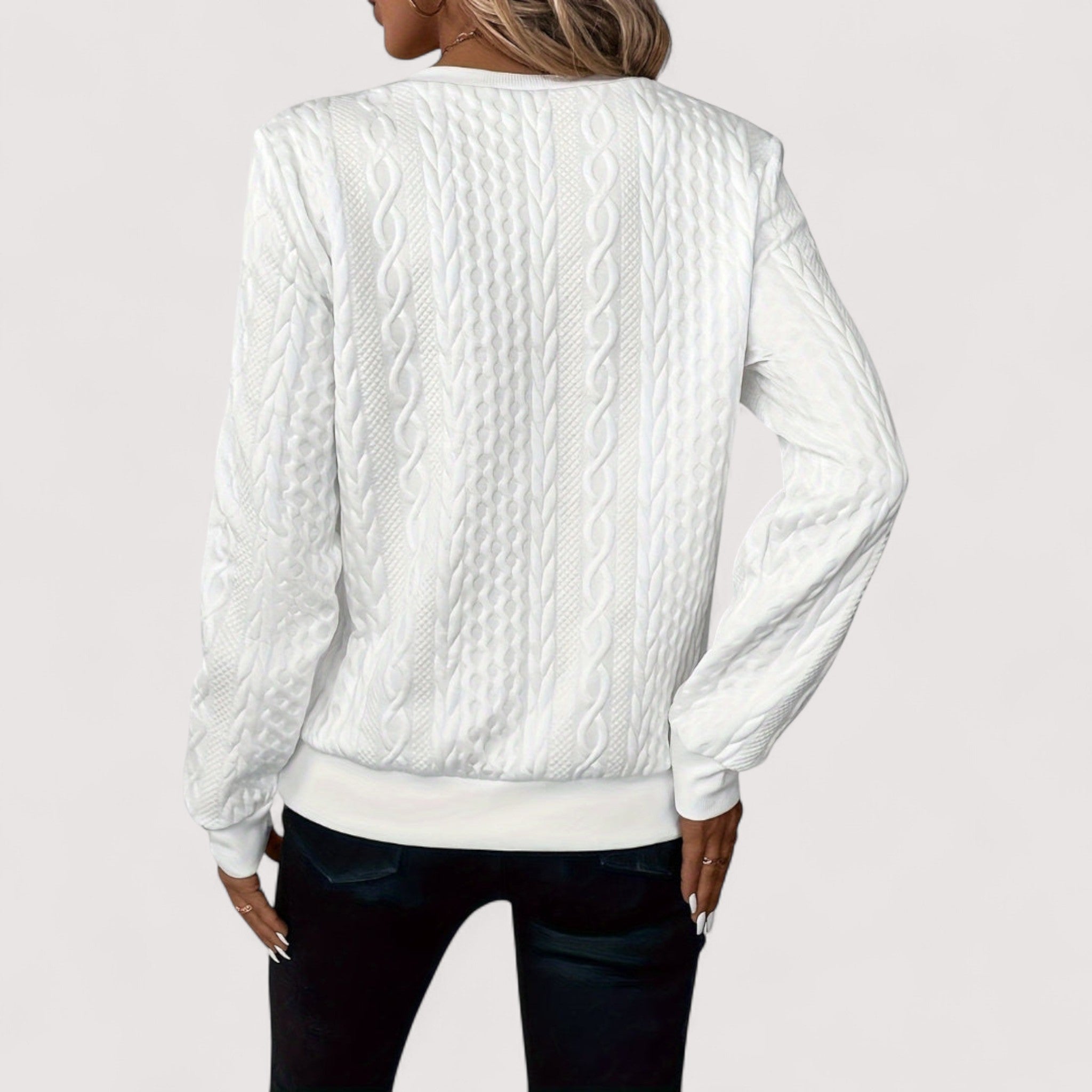 Birgit | Exquisiter Cashmere-Strickpullover in zeitloser Eleganz