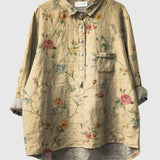 Poppée | Zeitgenössische Blusen mit Vintage-Blumenmuster