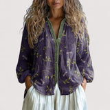 Mirabel | Exquisite Seidenbluse mit filigranen Details