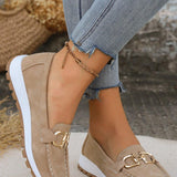 Elena | Flache Loafer mit edler Schnalle