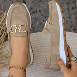 Elena | Flache Loafer mit edler Schnalle