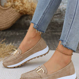 Elena | Flache Loafer mit edler Schnalle
