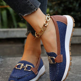 Elena | Flache Loafer mit edler Schnalle