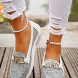 Elena | Flache Loafer mit edler Schnalle