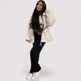 Arlina | Edle, kuschelige Winterjacke aus luxuriösem Material