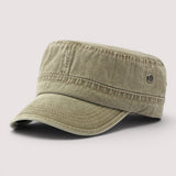 Matteo | Robuste Military Cap im Vintage-Stil