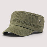 Matteo | Robuste Military Cap im Vintage-Stil