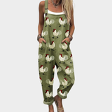 Charlotte | Eleganter Bedruckter Overall für Anspruchsvolle Momente