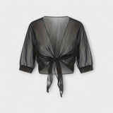 Olivia | Elegante Bluse mit verführerischer Offenvorderseite