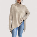 Laila | Eleganter Oversized-Polo-Pullover aus feinstem Cashmere