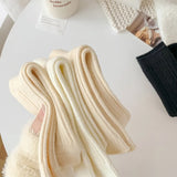 Aude | Wollsocken mit Zopfmuster