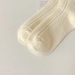 Aude | Wollsocken mit Zopfmuster