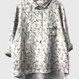 Rubina | Elegante Bluse mit floralen Akzenten