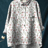 Rubina | Elegante Bluse mit floralen Akzenten