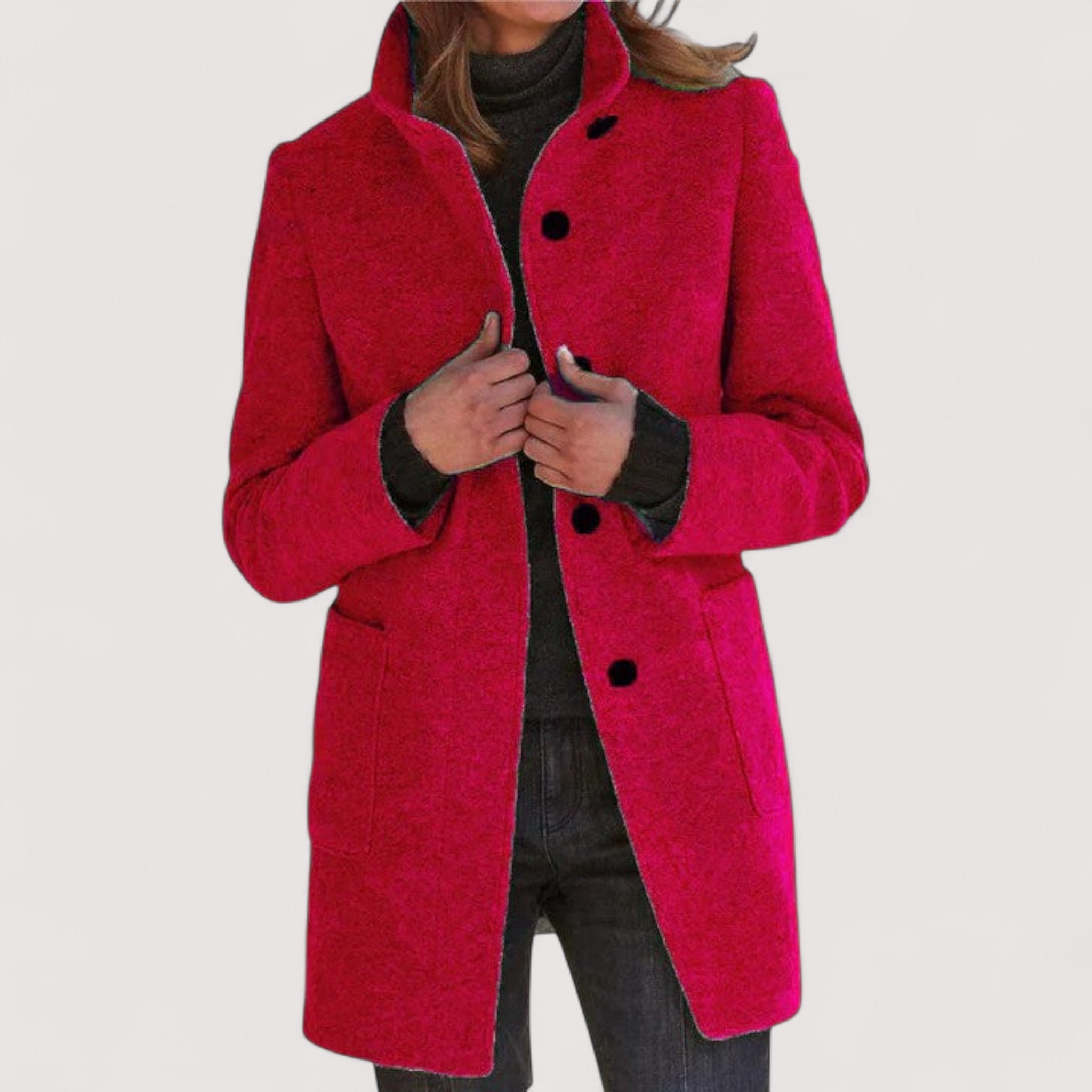 Amina | Eleganter Wollmix-Mantel für zeitlose Sophistication