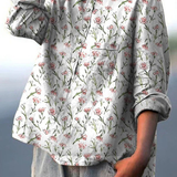 Rubina | Elegante Bluse mit floralen Akzenten