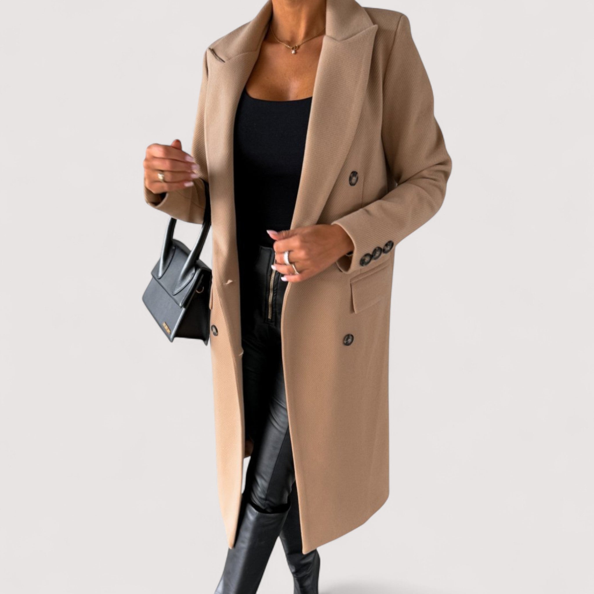 Klara | Eleganter, fließender Mantel für anspruchsvolle Eleganz