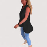 Elena | Elegante Rüschenbluse mit luxuriösem Revers