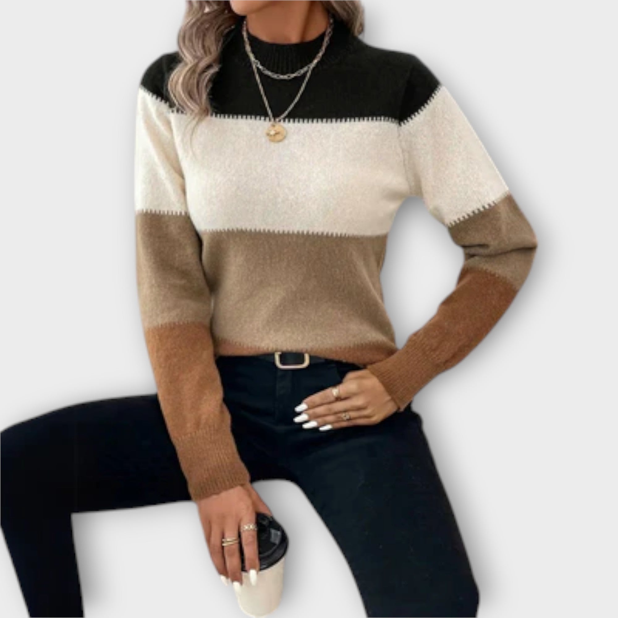 Elina | Zeitloser Pullover aus luxuriösem Kaschmir