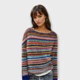Aurora | Eleganter, streifenverliebter Pullover für unbeschwerte Momente