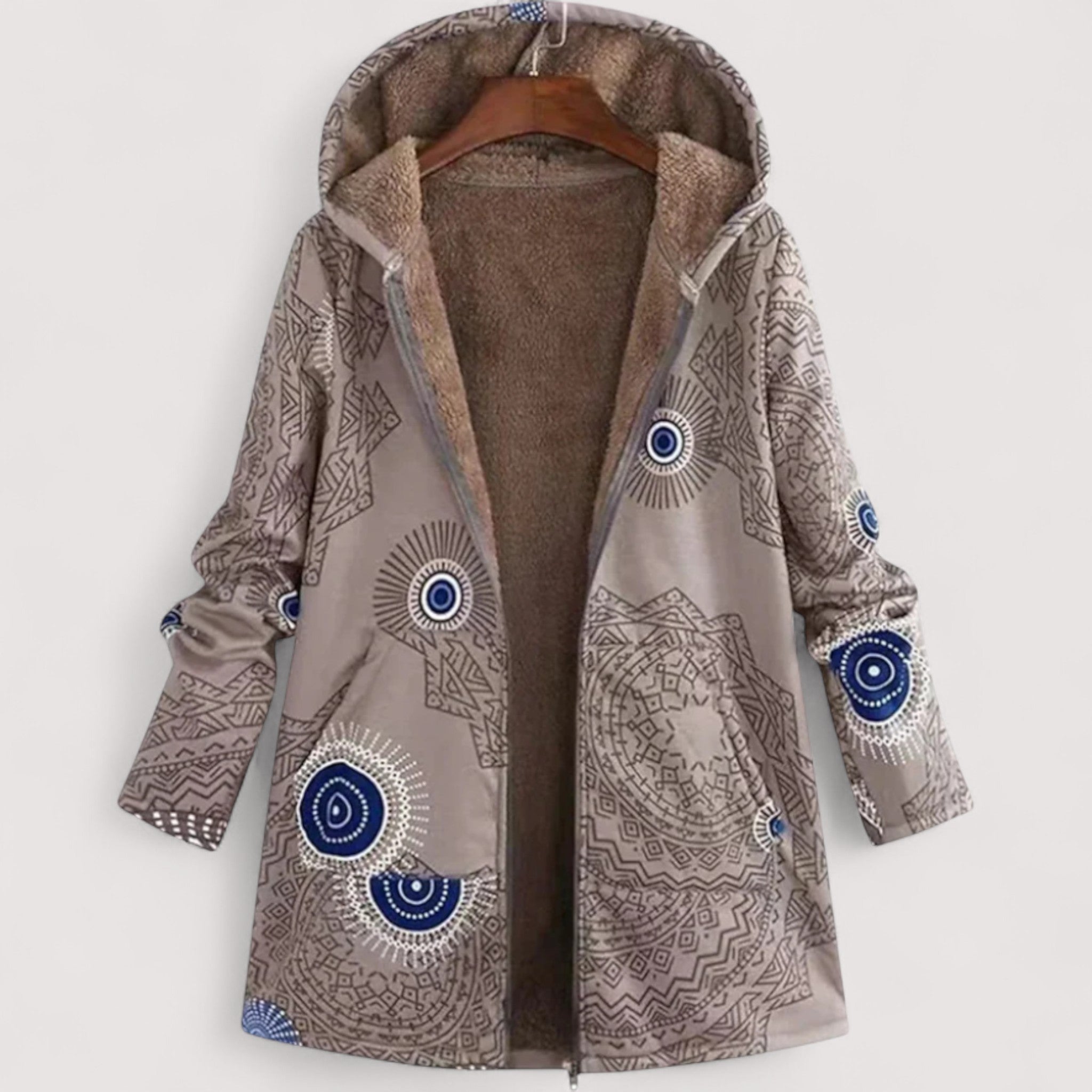 Christina | Elegante Kapuzenjacke aus luxuriösem Cashmere