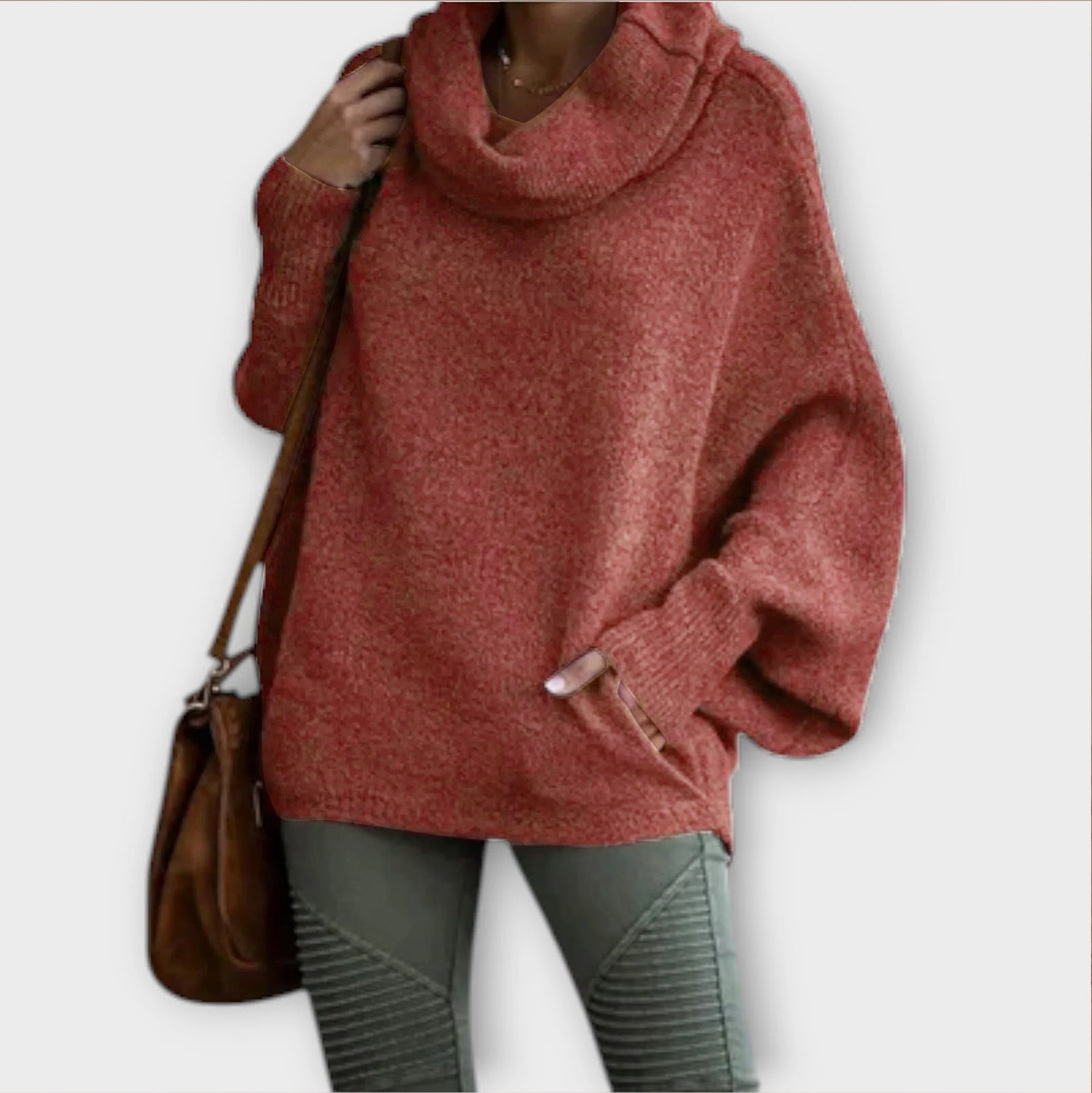 Ulrike | Anmutiger Damenpullover in luxuriösem Schildpatt-Design