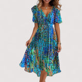 Loretta | Zauberhaftes Sommerkleid aus edelster Seide