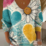 Beatrice | Exquisiter V-Ausschnitt Pullover in lebhaften Farben