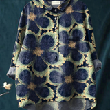 Isabella | Elegante Vintage-Blumenprint-Hemdbluse