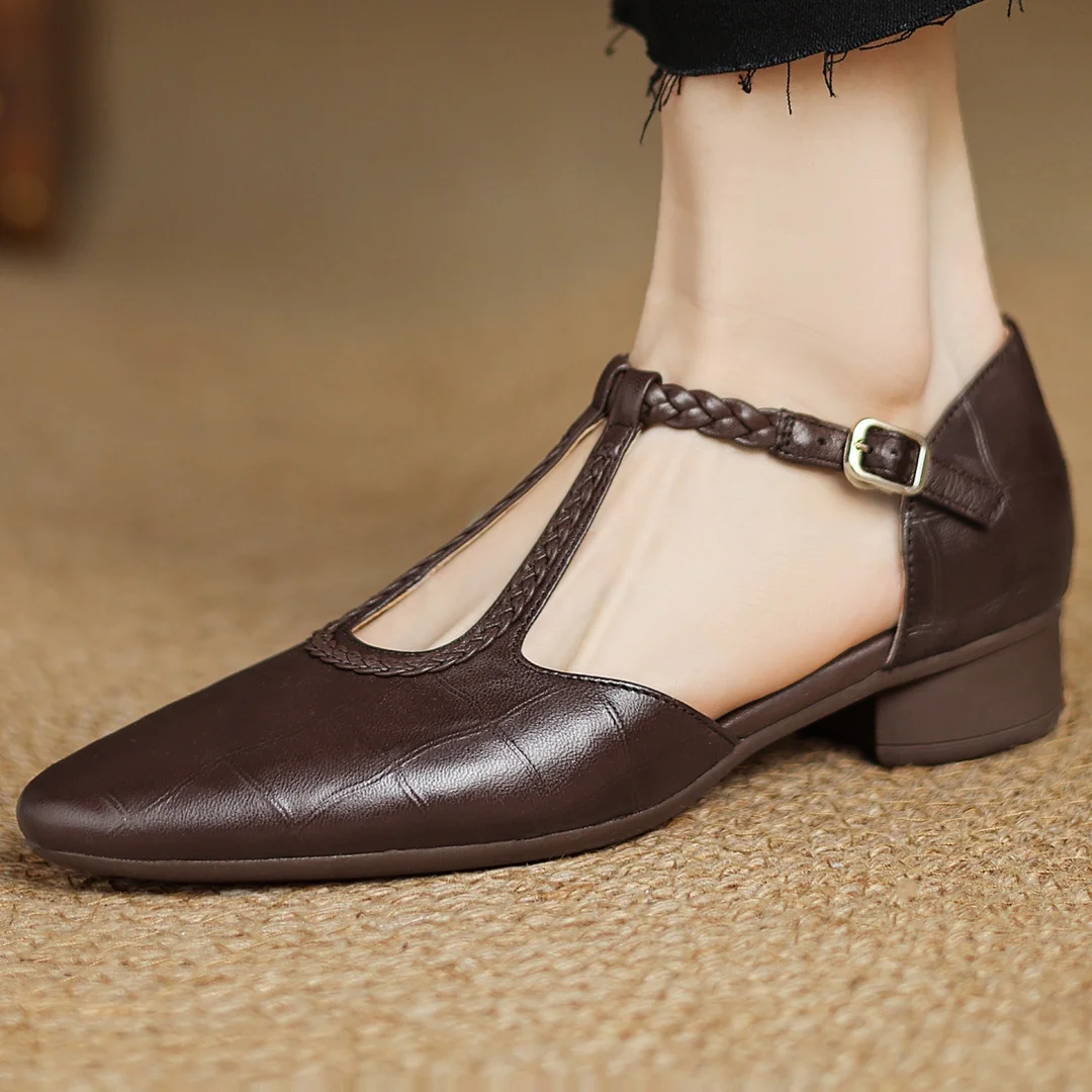 Isabelle | Exquisite Kepa-Leder Mary Janes für zeitlose Eleganz