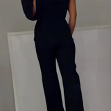 Ines | Eleganter Jumpsuit mit fließendem Hosenstil
