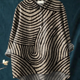 Mireille | Elegante Bluse mit zartem Kreismuster