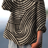 Mireille | Elegante Bluse mit zartem Kreismuster