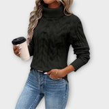 Amelia | Raffinierter Rollkragenpullover aus edlem Strick