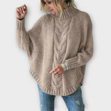 Elisabeth | Edler Strickpullover mit kunstvollem Zopfmuster