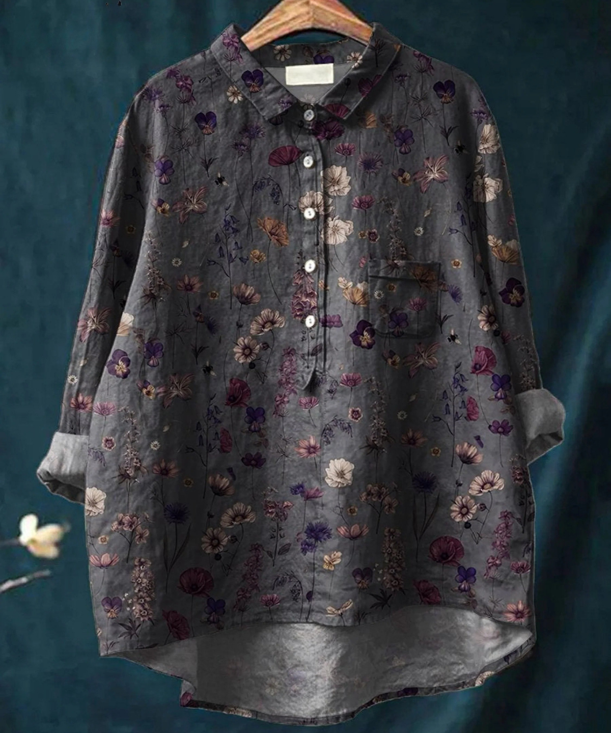 Florence | Elegante Blusenkreationen mit floralen Kunstmotiven