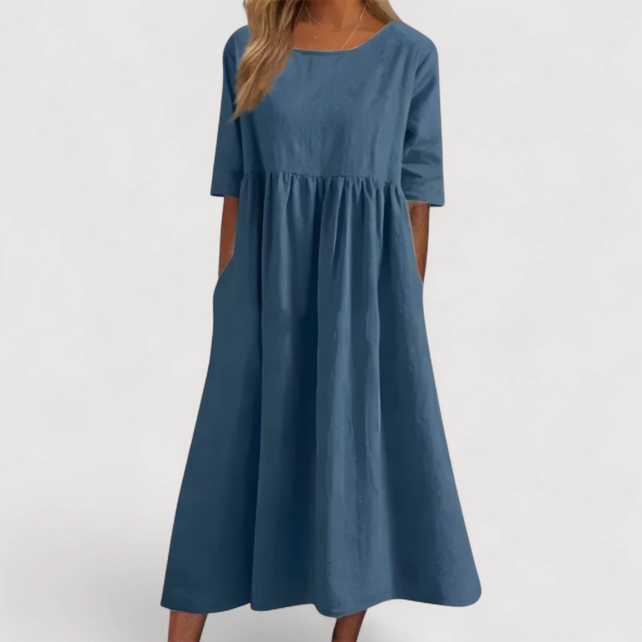 Selina | Elegantes Baumwollkleid für zeitlose Anlässe