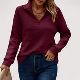 Tatiana | Raffinierter Half-Zip Pullover aus edelster Kaschmirqualität