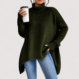 Laila | Eleganter Oversized-Polo-Pullover aus feinstem Cashmere
