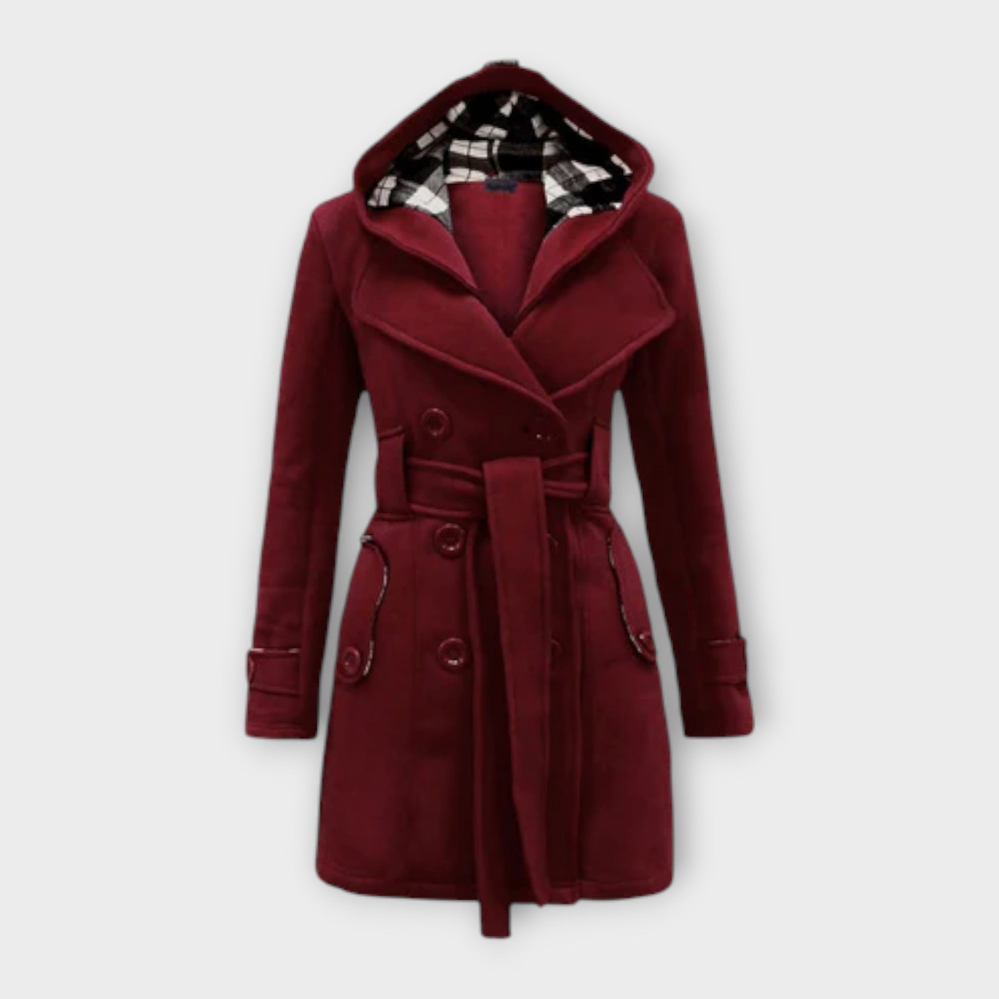 Evelyn | Eleganter Wintermantel aus luxuriösem Kaschmir