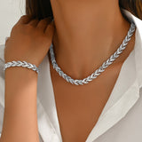Juliette | Set aus strahlender Halskette und exquisitem Armband