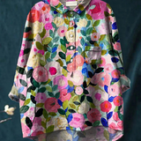 Lena | Elegante Bluse im floralen Frühlingsdesign