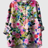 Lena | Elegante Bluse im floralen Frühlingsdesign